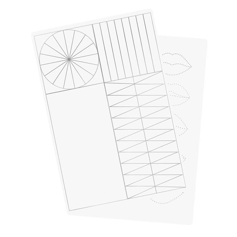 練習用シート シルバーライン(リップ) B-02