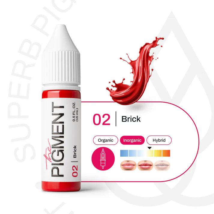 Lips PMU Pigment - 02 Brick