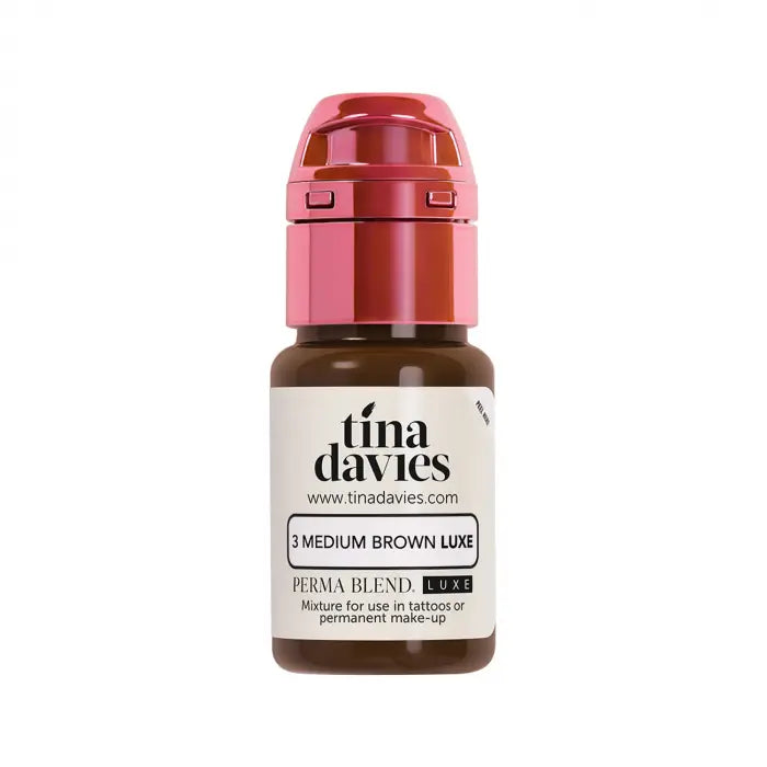 アートメイク色素　tina davies PERMA BLEND パーマブレンド なくなり次第終了】Tina Davies - Medium Brown Luxe – PMU ink