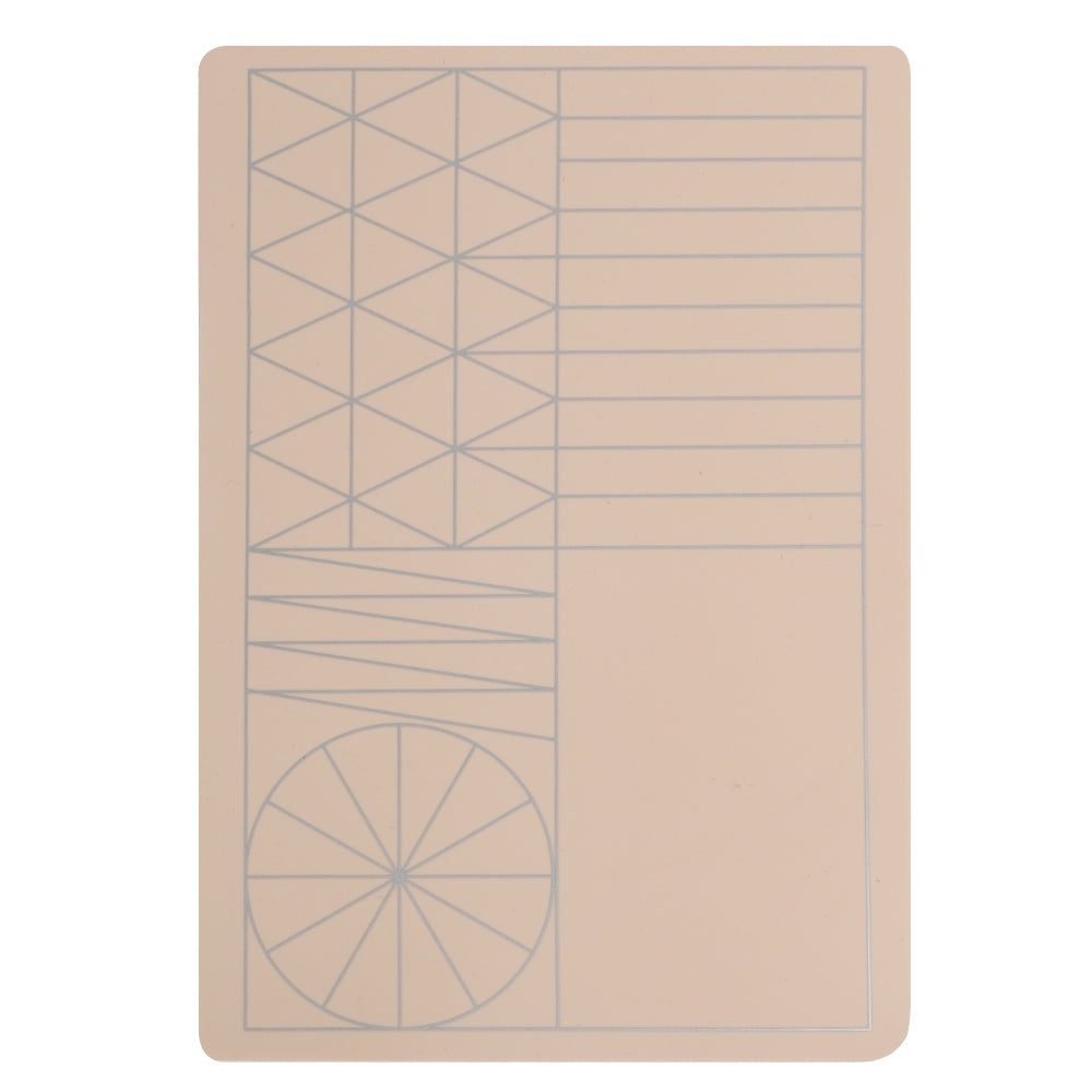 練習用シート シルバーライン(眉) W-02