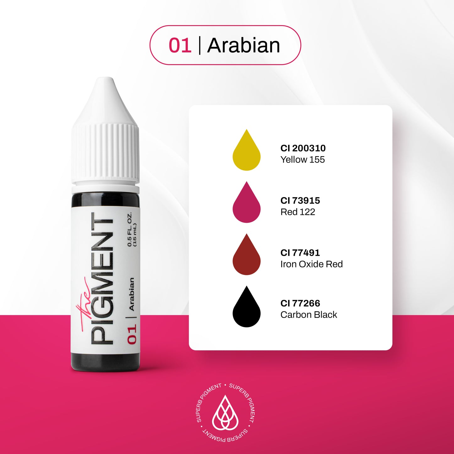 Eyebrows PMU Pigment - 01 Arabian