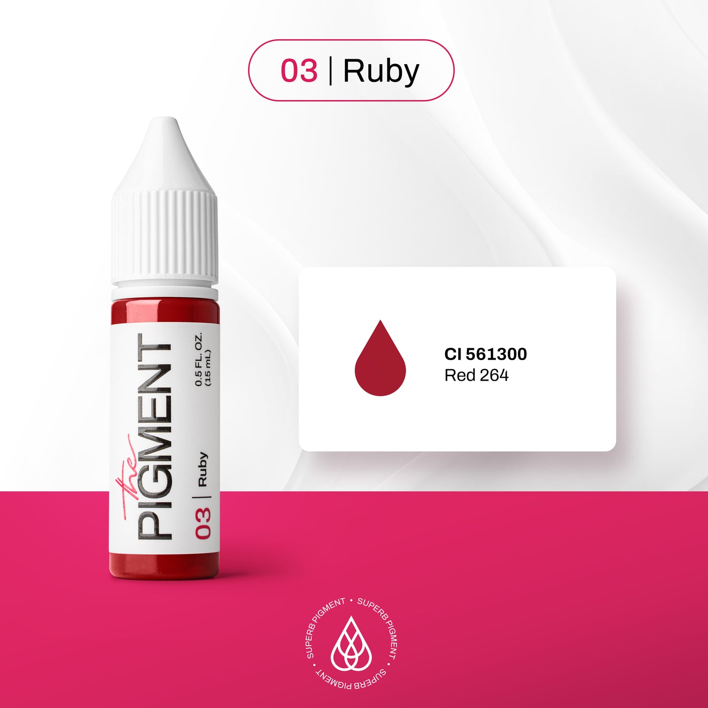 Lips PMU Pigment - 03 Ruby