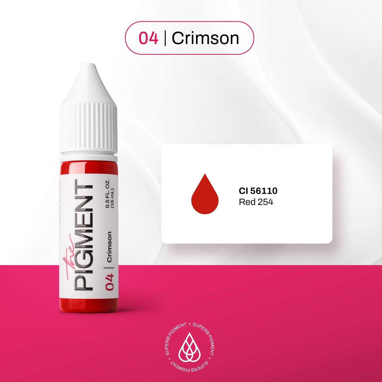 Lips PMU Pigment - 04 Crimson