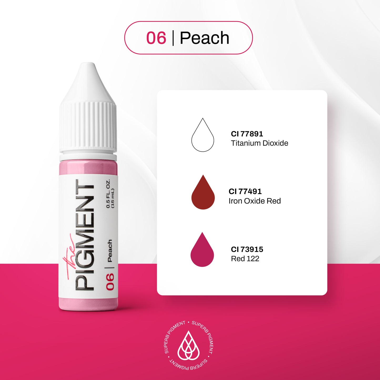 Lips PMU Pigment - 06 Peach