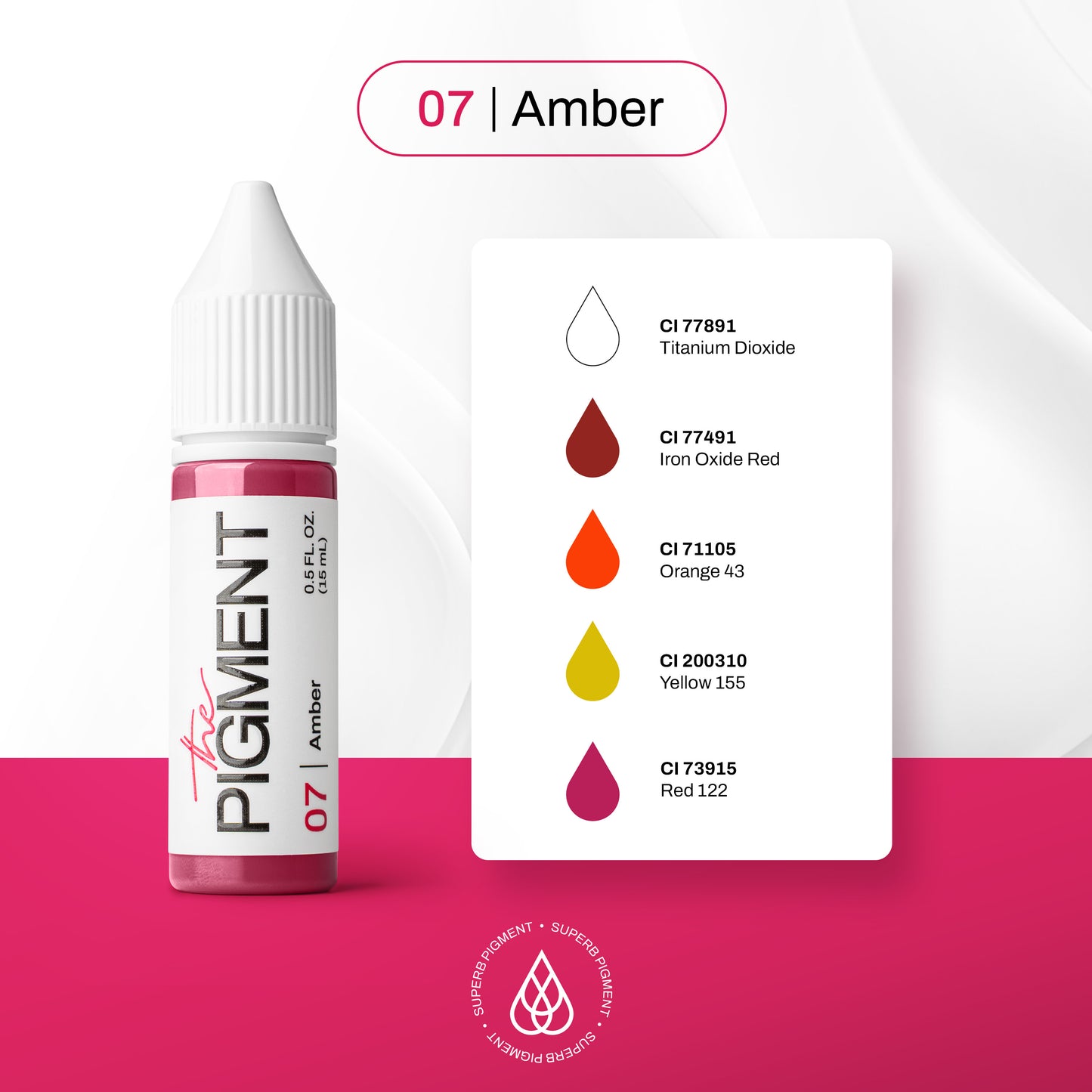 Lips PMU Pigment - 07 Amber