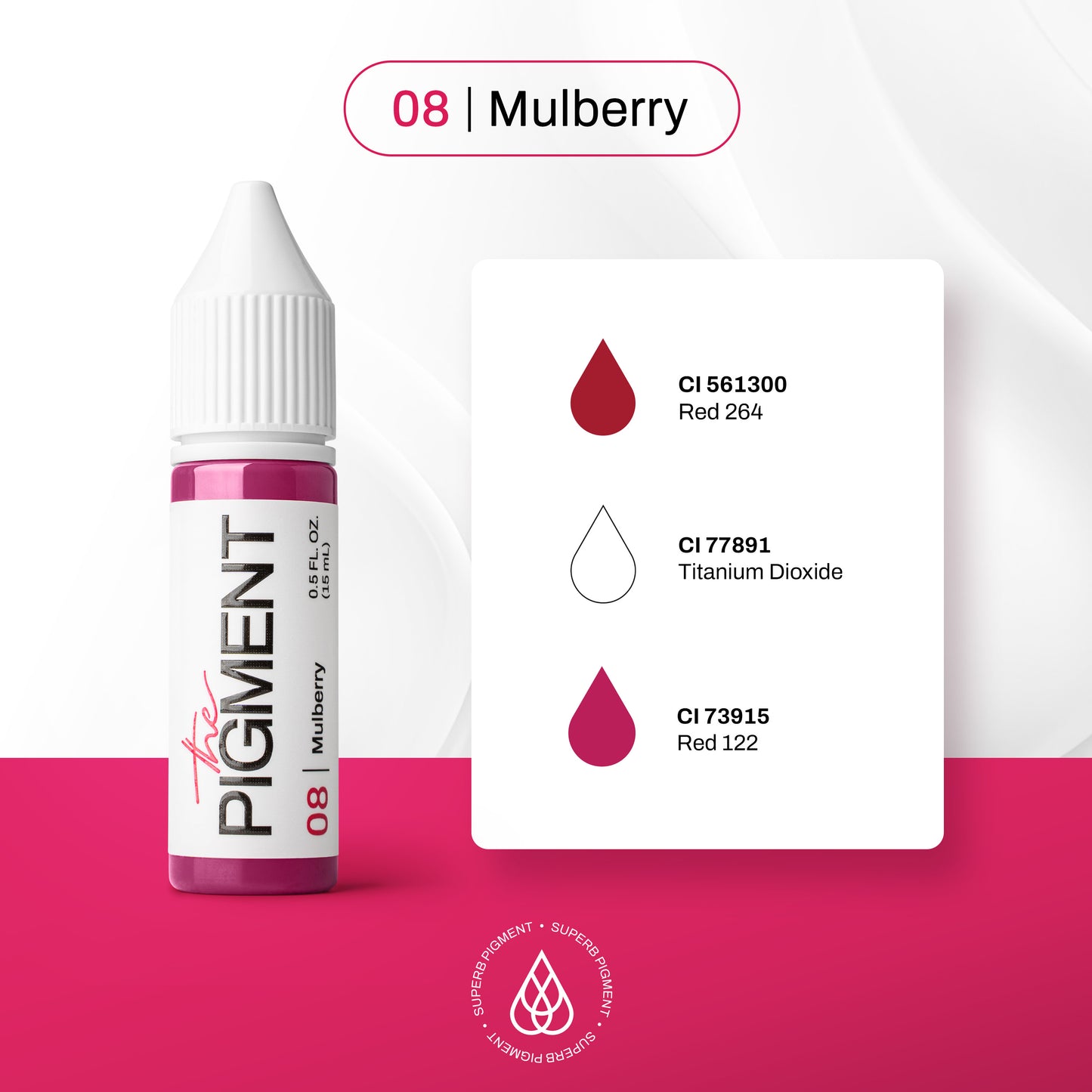 Lips PMU Pigment - 08 Mulberry