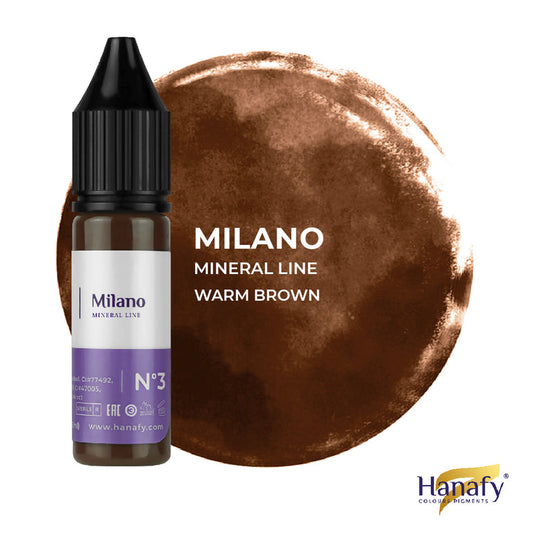 Mineral Eyebrow Pigment No.3 Milano Warm Brown