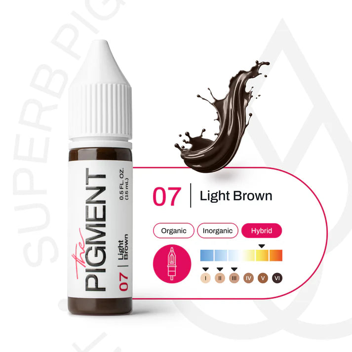 Eyebrows PMU Pigment - 07 Light Brown
