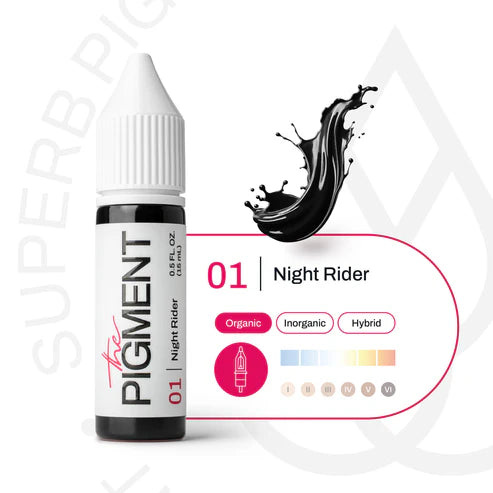 Eyeliner PMU Pigment - 01 Night Rider -箱なし-