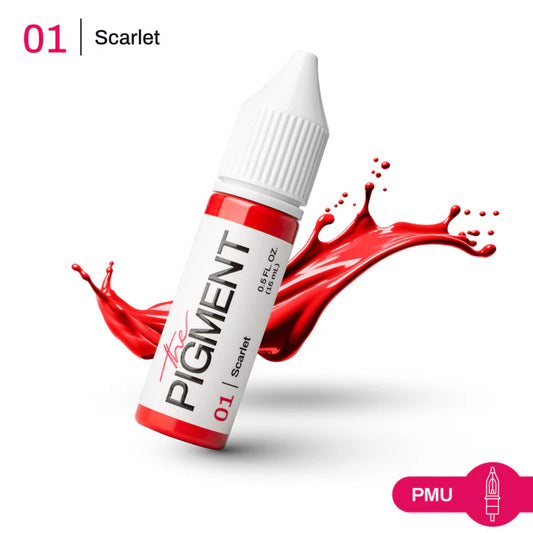 Lips PMU Pigment - 01 Scarlet