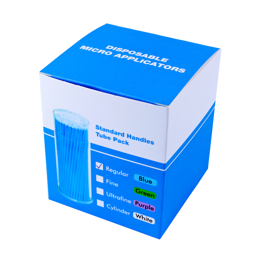 Microbrush 100pcs/box L-Blue（マイクロスティック　ブルー　100Pcs/Box）