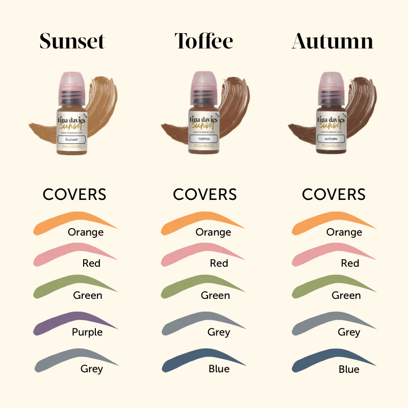 Tina Davies - Sunset Brow Collection – PMU ink Tina Davies - Sunset Brow Collection – PMU ink